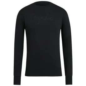 RAPHA Logo Sweatshirt -  Black/Black