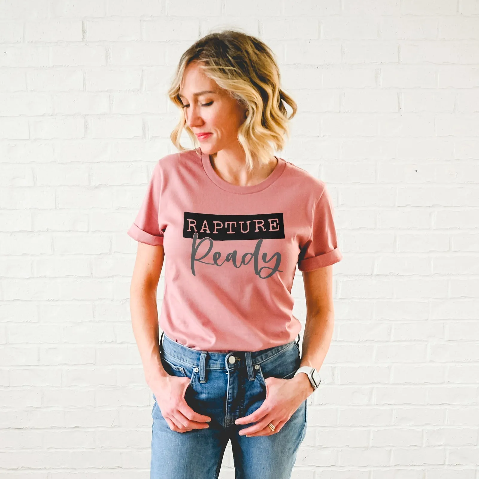 Rapture Ready Tee Shirts For Women - Christian Shirts for Women - Religious Tee Shirts