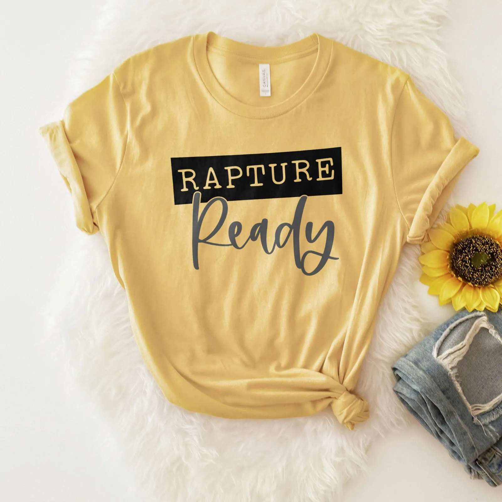 Rapture Ready Tee Shirts For Women - Christian Shirts for Women - Religious Tee Shirts