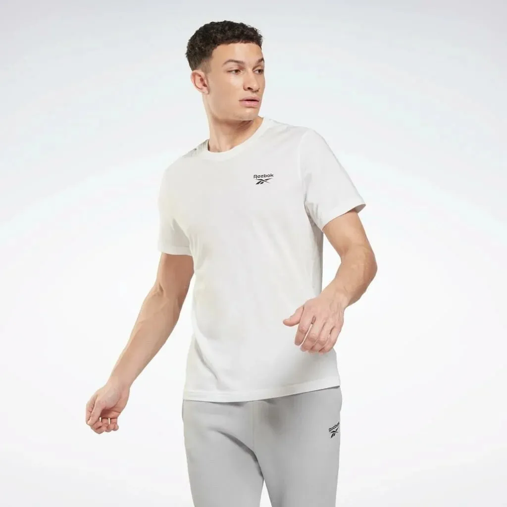 REEBOK MEN'S LFT LOGO WHITE TEE