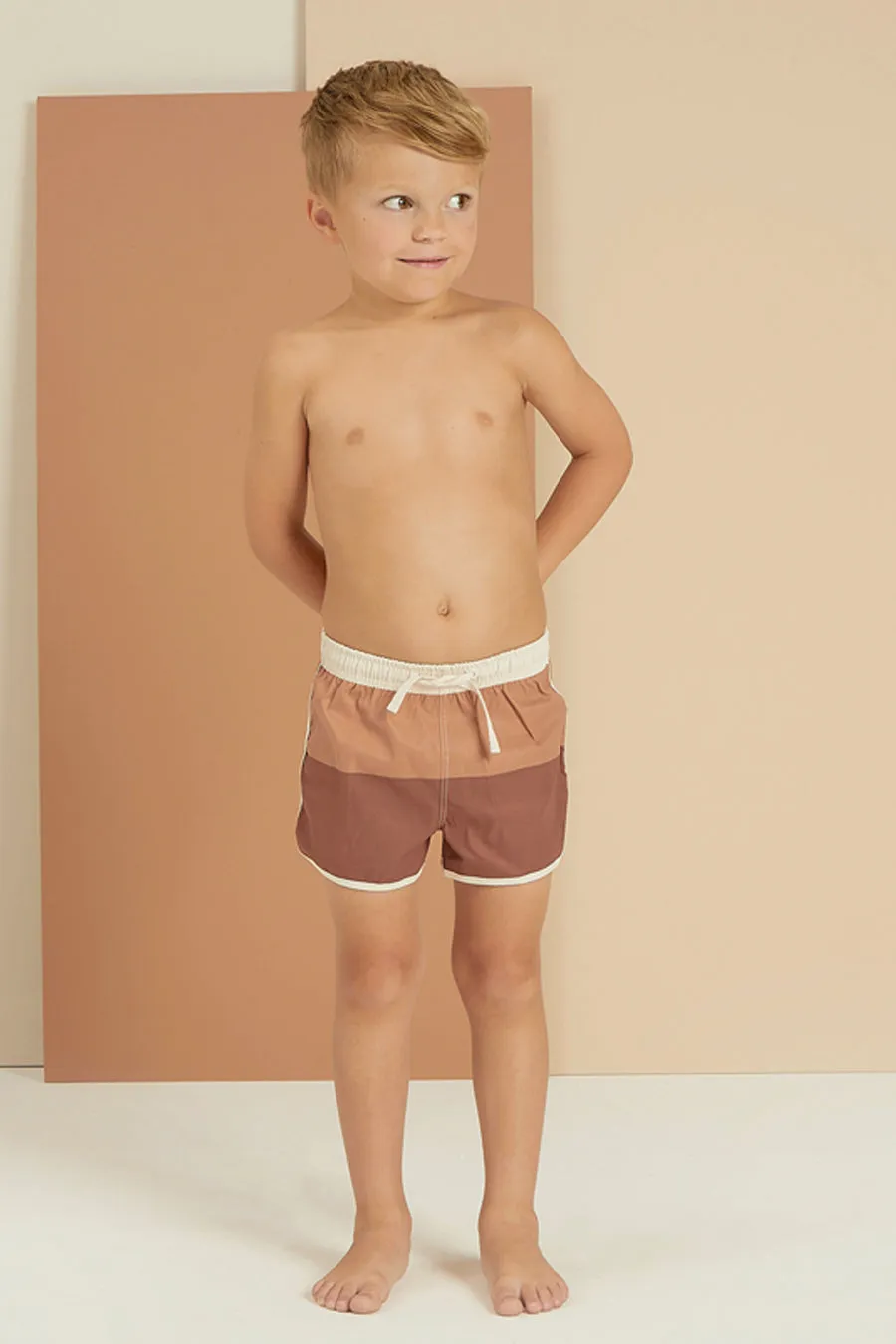 Rylee   Cru Colorblock Boys Swimsuit