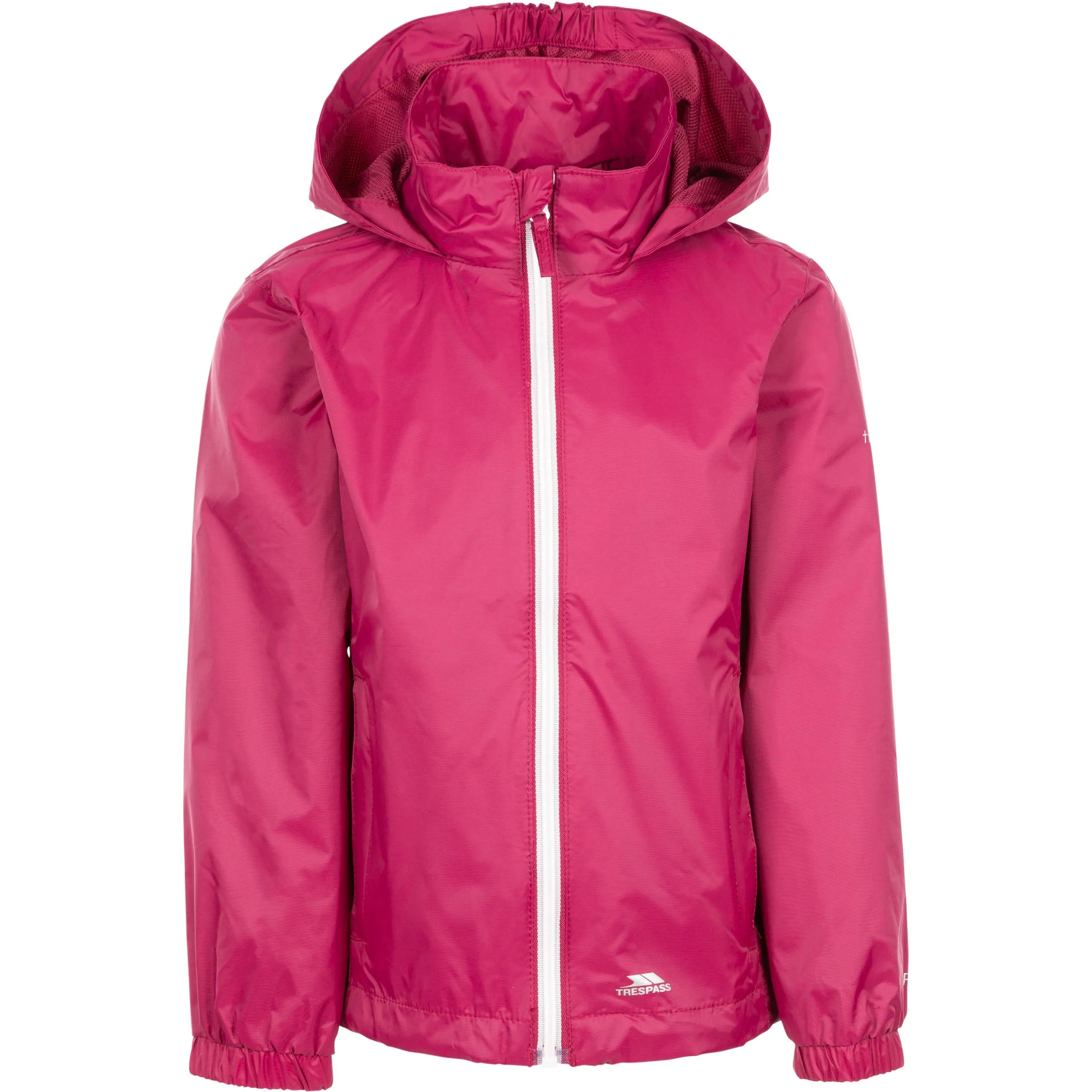 Sabrina Girls' Unpadded Waterproof Rain Jacket in Berry