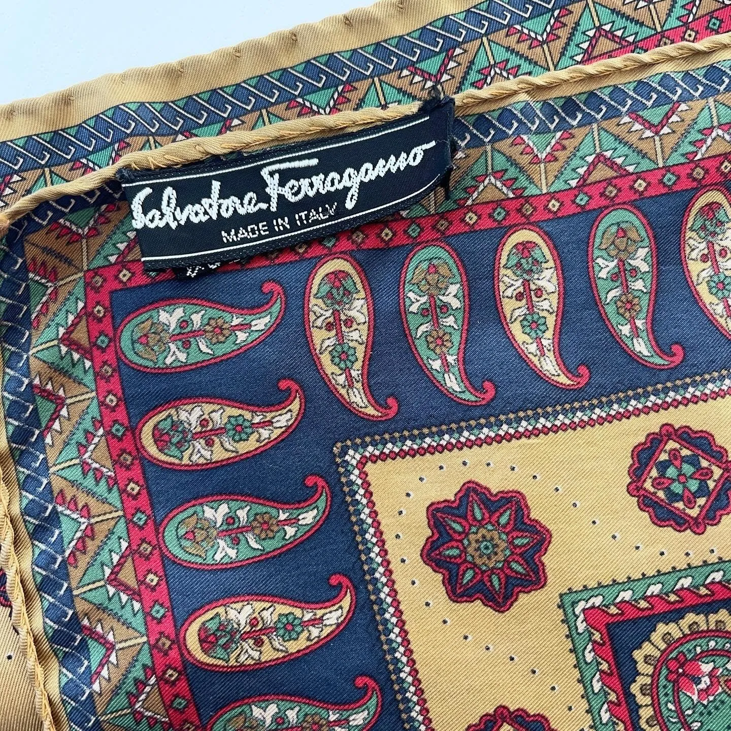 SALVATORE FERRAGAMO Vintage Scarf