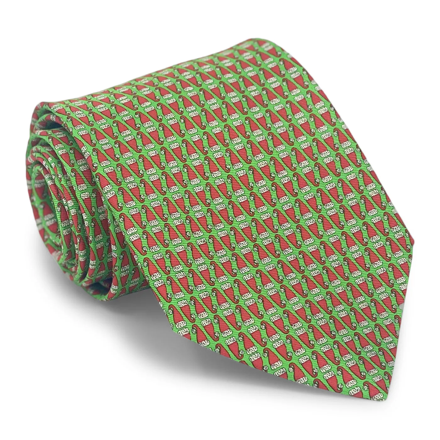 Santa Hats: Tie - Green