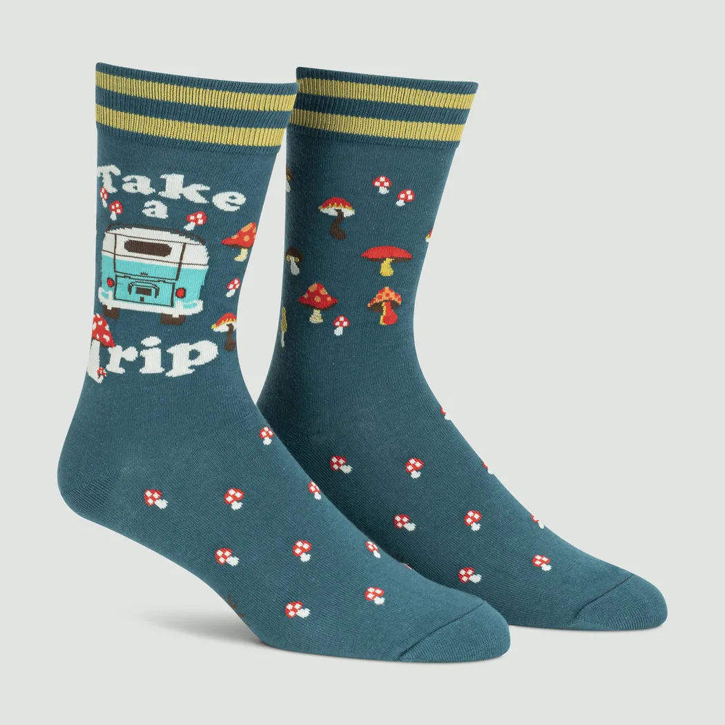 Take A Trip Men's Crew Socks