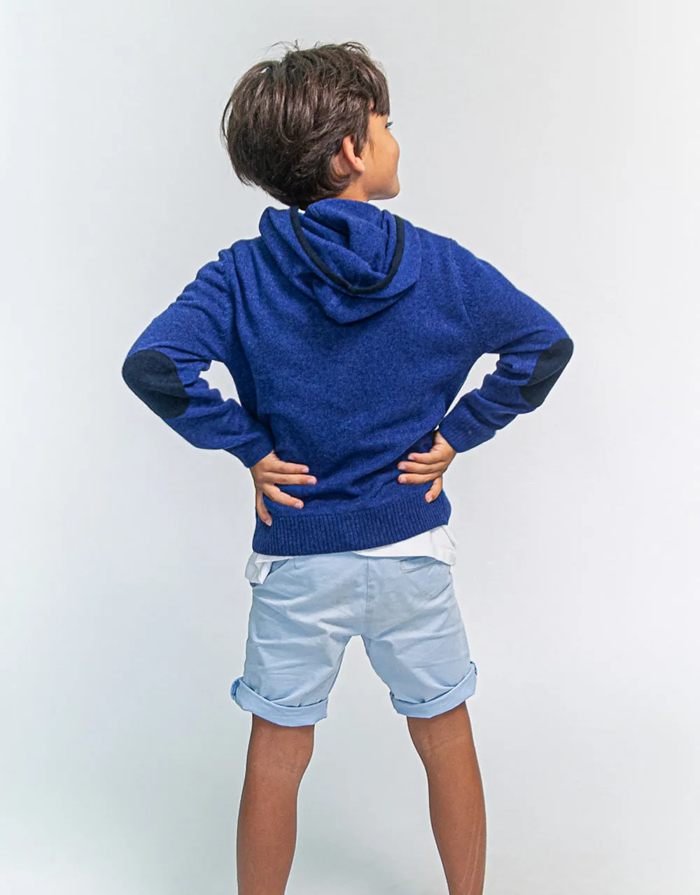 The Kids Hoodie in Indigo