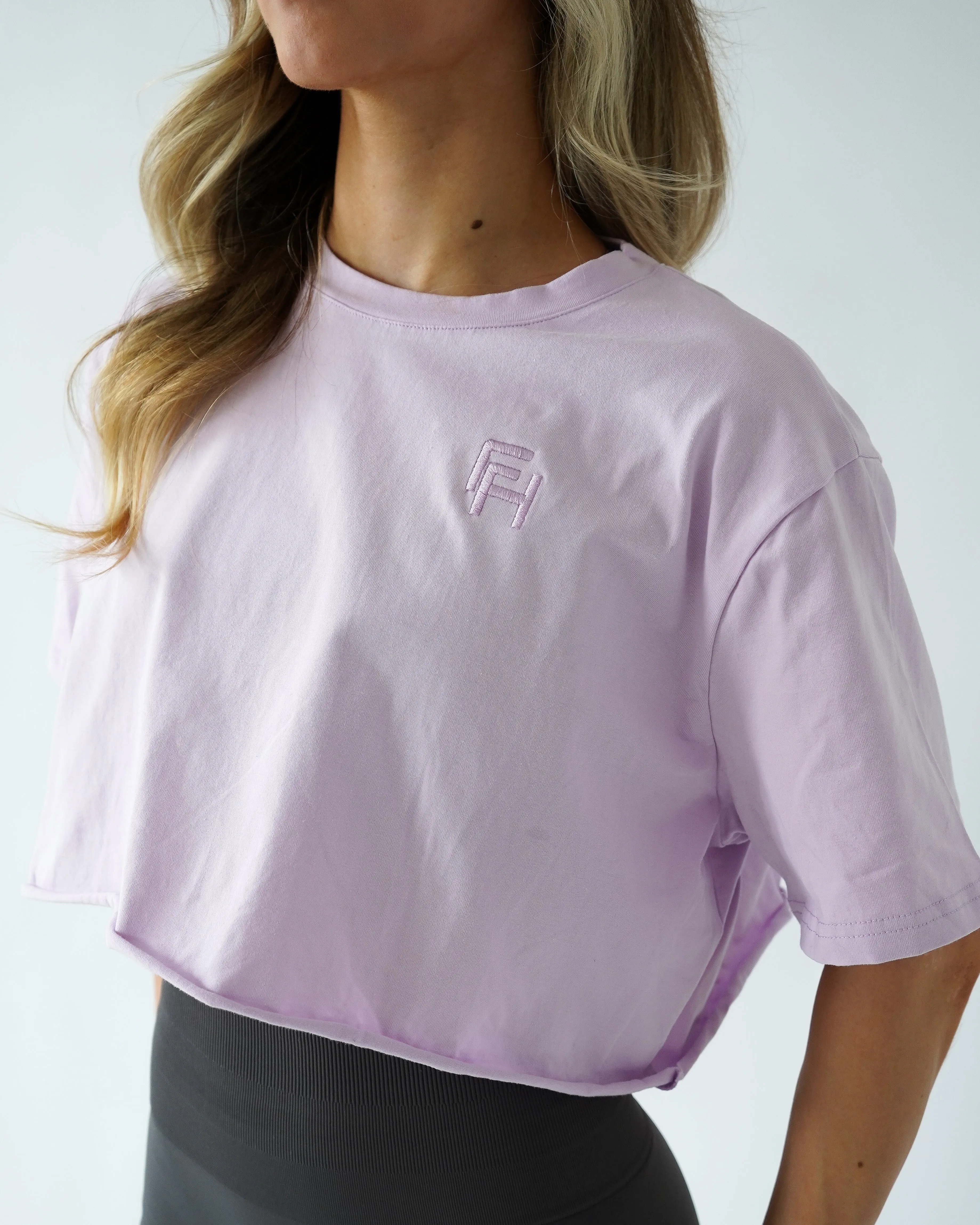 Vital Crop Tee - Lavender