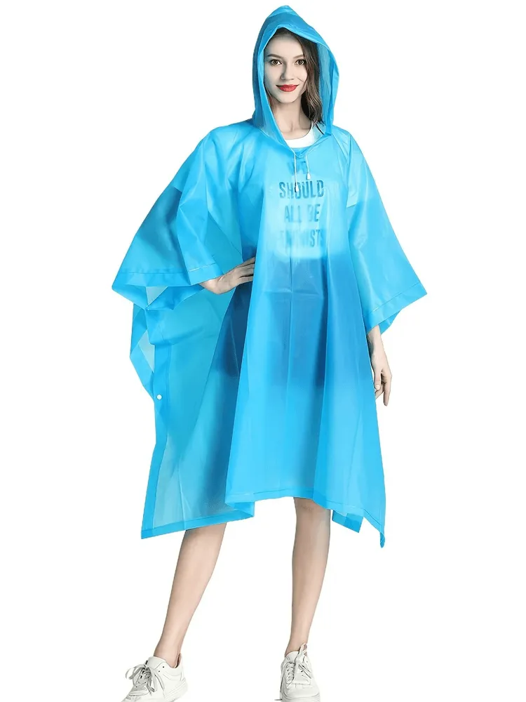 Waterproof Reusable Transparent Raincoat for Women - SF1979