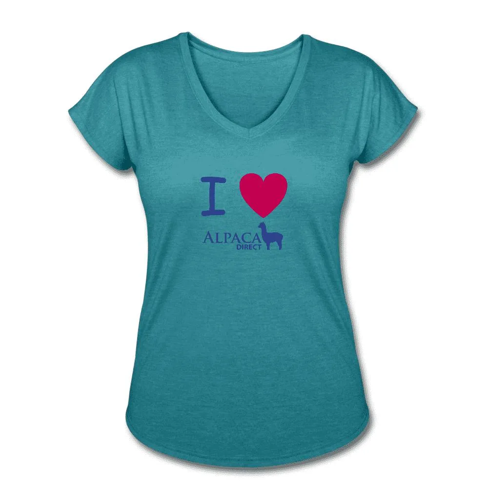 Women's Tri-Blend V-Neck T-Shirt