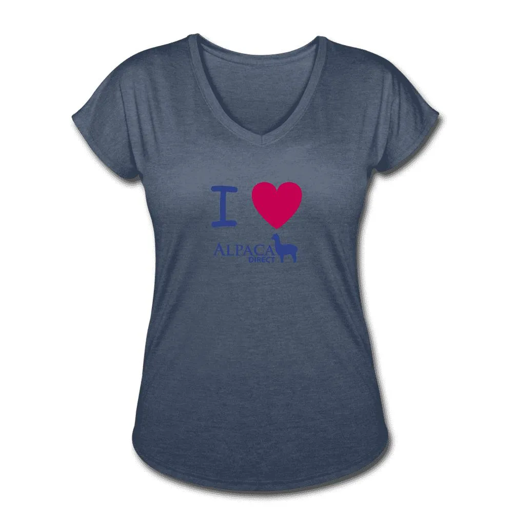 Women's Tri-Blend V-Neck T-Shirt