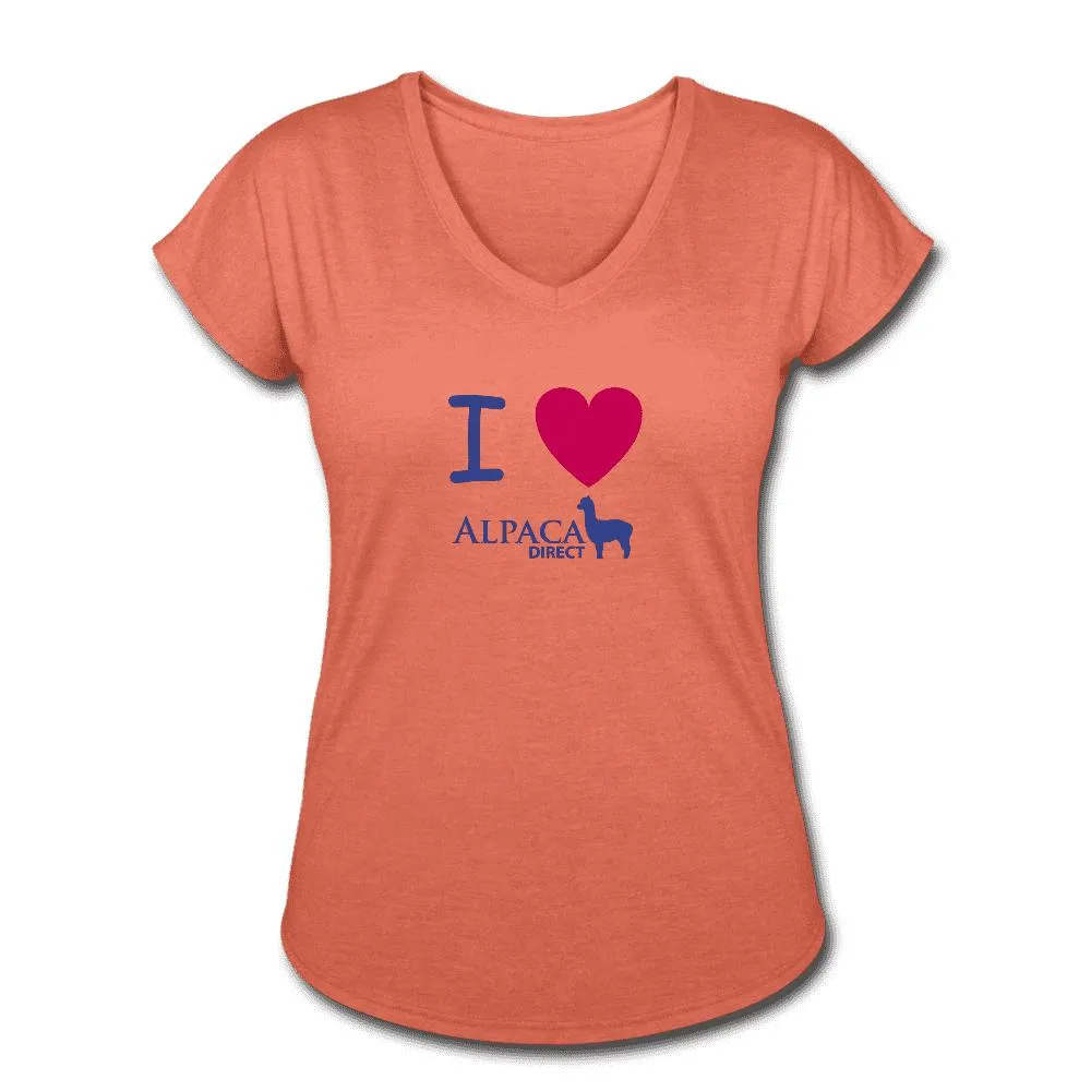 Women's Tri-Blend V-Neck T-Shirt