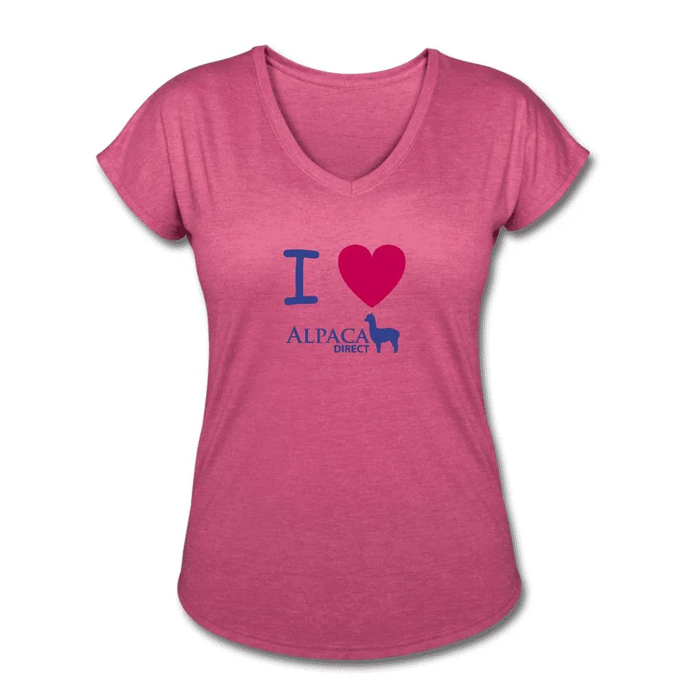 Women's Tri-Blend V-Neck T-Shirt