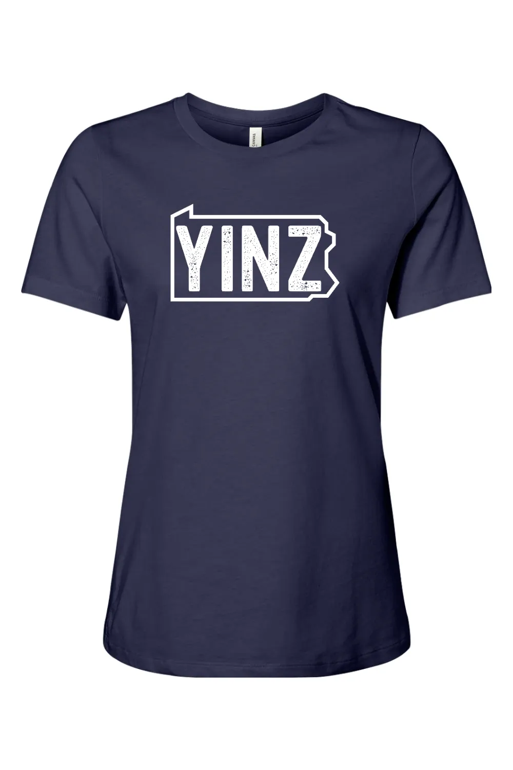 Yinzylvania White Logo - Ladies Tee